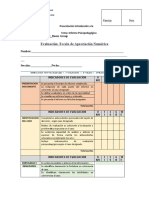 escala de evaluacion ciencias