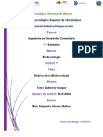 Actividad 2 Gutierrez Vargas Teresa Historia de La Biotecnologia Septimo Semestre Unidad 1