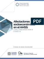 Afectaciones Socioeconomicas en El Amss