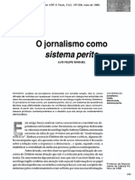 Jornalismo Como Sistema Perito - 1 Jornal II