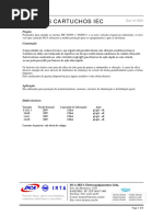 FUSIVEIS TIPO CARTUCHO IEC DCA IRTA 0000000326