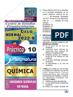 Química 10 CN 2022-Ii