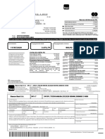 Fatura de cartão com detalhes de compras