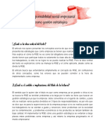 Responsabilidad Social Empresarial Como Gestion Estrategica. Sofia