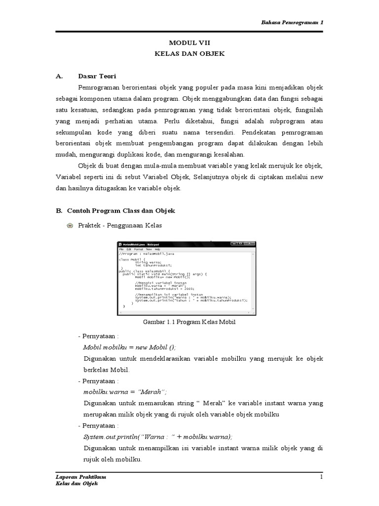 Laporan Modul 7 | PDF | Komputer | Teknologi & Rekayasa