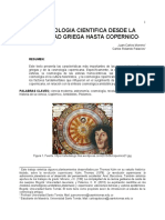 Documento de Trabajo Cosmologia Antigua y Copernicana