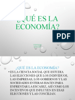 Qué Es La Economía