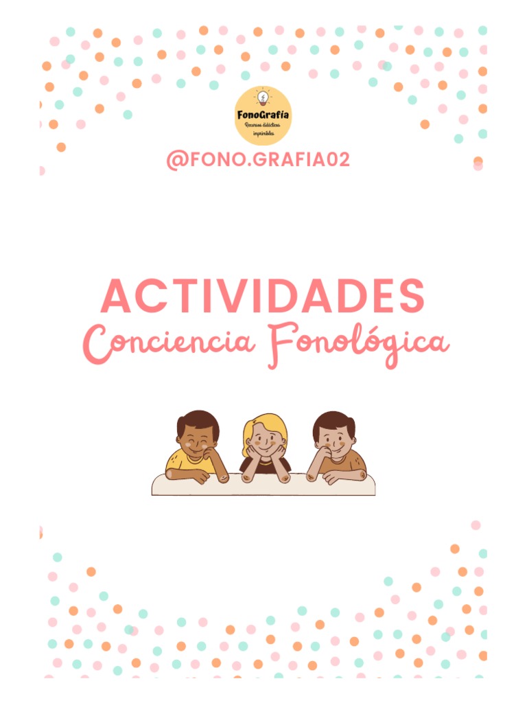 Cuaderno Conciencia Fonológica | PDF
