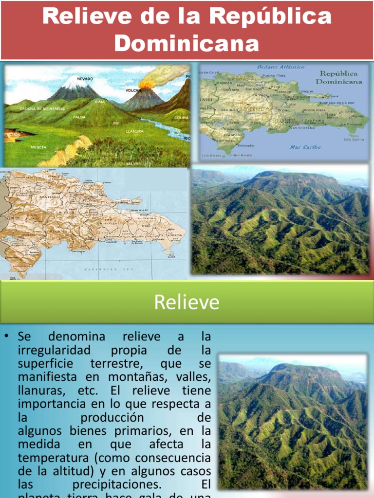 Relieve de la República Dominicana | PDF | República Dominicana | Terreno