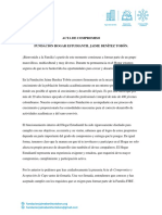 Acta de Compromiso Fjbt