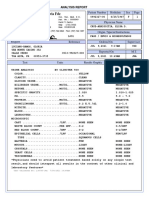 Patient urine analysis report