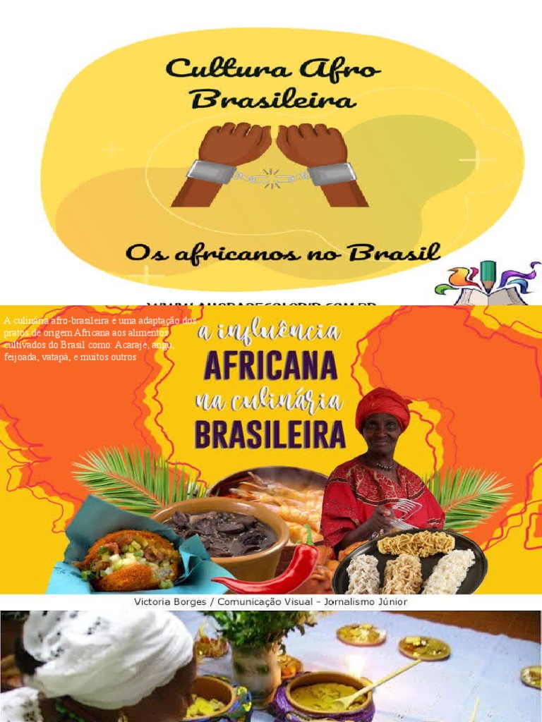 Cultura Africana No Brasil | PDF | Culináriar | Culinária