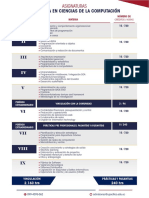 ASIGNATURAS INGENIERÍA CIENCIAS COMPUTACIÓN