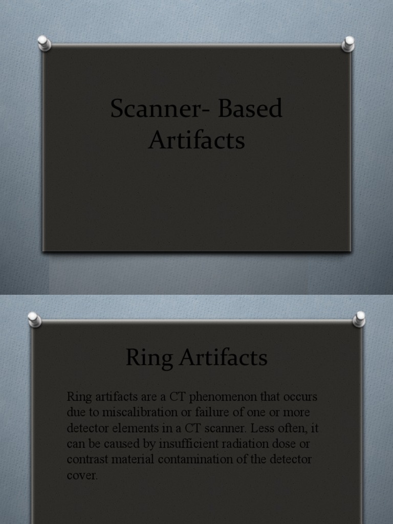 Scanner Based Artifacts PDF