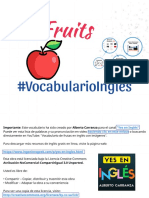 Vocabulario de Las Frutas Con Imagenes