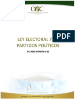 Ley Electoral y de Partidos Politicos