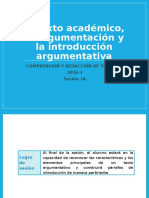 1A-ZZ03 El Texto Argumentativo - Introduccion - 2016-3 39657