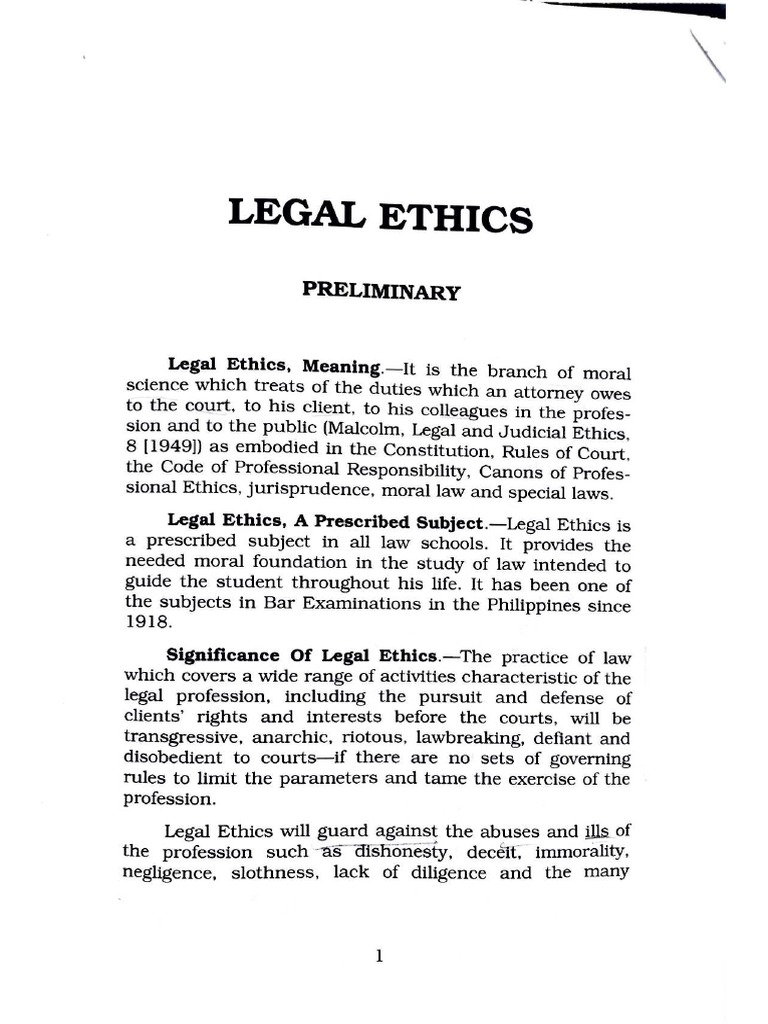 Legal Ethics by Pineda PDF