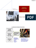Gerencia Financiera Sesión 3: Profesor Gino Dodero