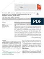 Evaluation of The Positional Relationship Between Femoral Arteries