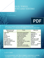 ICT Tools and Equipment