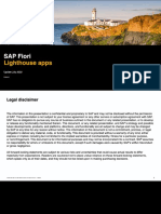 SAP Fiori Lighthouse Apps