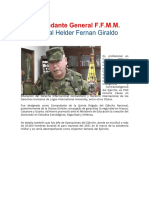 Comandantes Generales de las Fuerzas Militares Colombianas