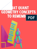 GMAT Quant Geometry Concepts To Remember