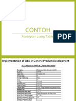 Contoh Penentuan CQA