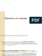 Derecho A La Vivienda