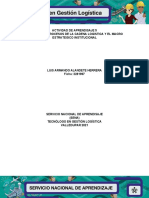 EV 1 Flujograma Procesos de La Cadena Logistica y El Marco Estrategico Institucional