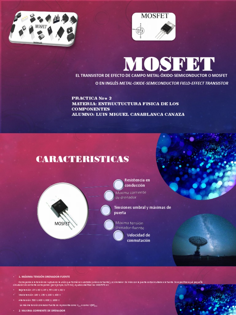 Caracterización De Transitores MOSFET - Adler Instrumentos