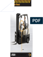 Crown C5 Forklift Truck Operator's Manual