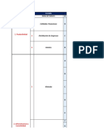 Matriz de Ponderación