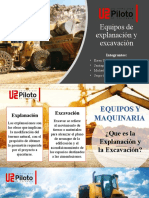 Equipos de Explanación y Excavación