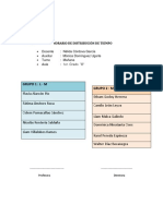 HORARIO DE DISTRIBUCIÓN DE TIEMPO (Grupos)