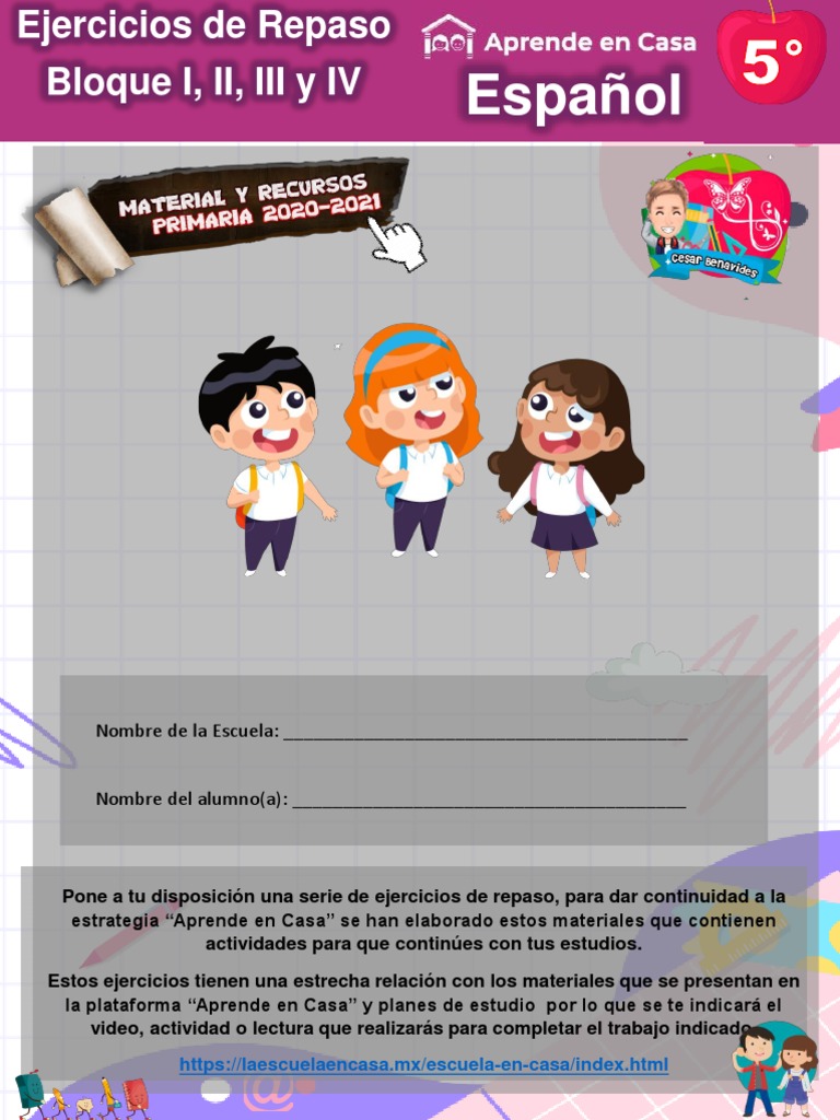 Ejercicios de Repaso para 5° Primaria | PDF | Sistema solar | Júpiter