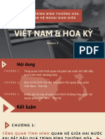 Bình Thường Hoá Quan Hệ Ngoại Giao Việt Nam Hoa Kỳ