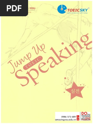 SÁCH - JUMP UP TOEIC SPEAKING - - TỰ HỌC TOEIC 990 (2022) | PDF