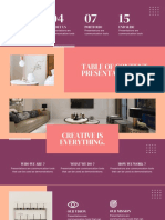 Peach Purple and Cream Interior Design Presentation 