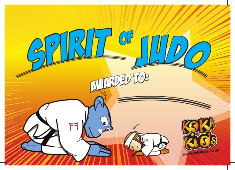 Judo Certificate | PDF