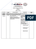 Cookery 11 TVL He A Workplan