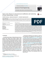 Some Recent Advances in Microstructural Modification and Monitoring of Foods During Drying A Review