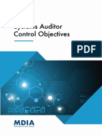 MDIA System Audit Control Objective