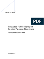 Integrated PT Service Planning Guidelines Sydney Metro Dec 2013