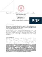 Impacto de La Tasa de Desempleo en La Economía de La Rep