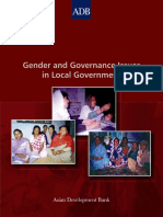 Gender and Governance Issues in Local Government