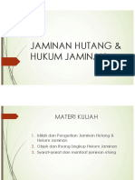 Kuliah 2 - Pengertian Jaminan