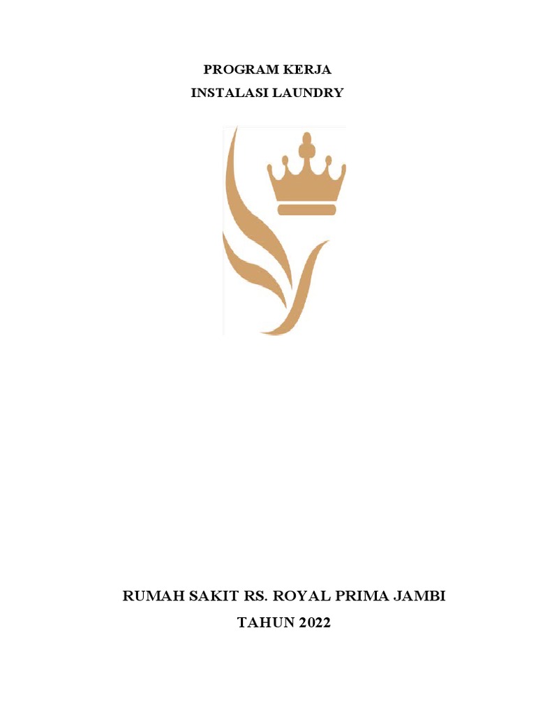 Program Kerja Instalasi Laundry RS Royal Prima | PDF
