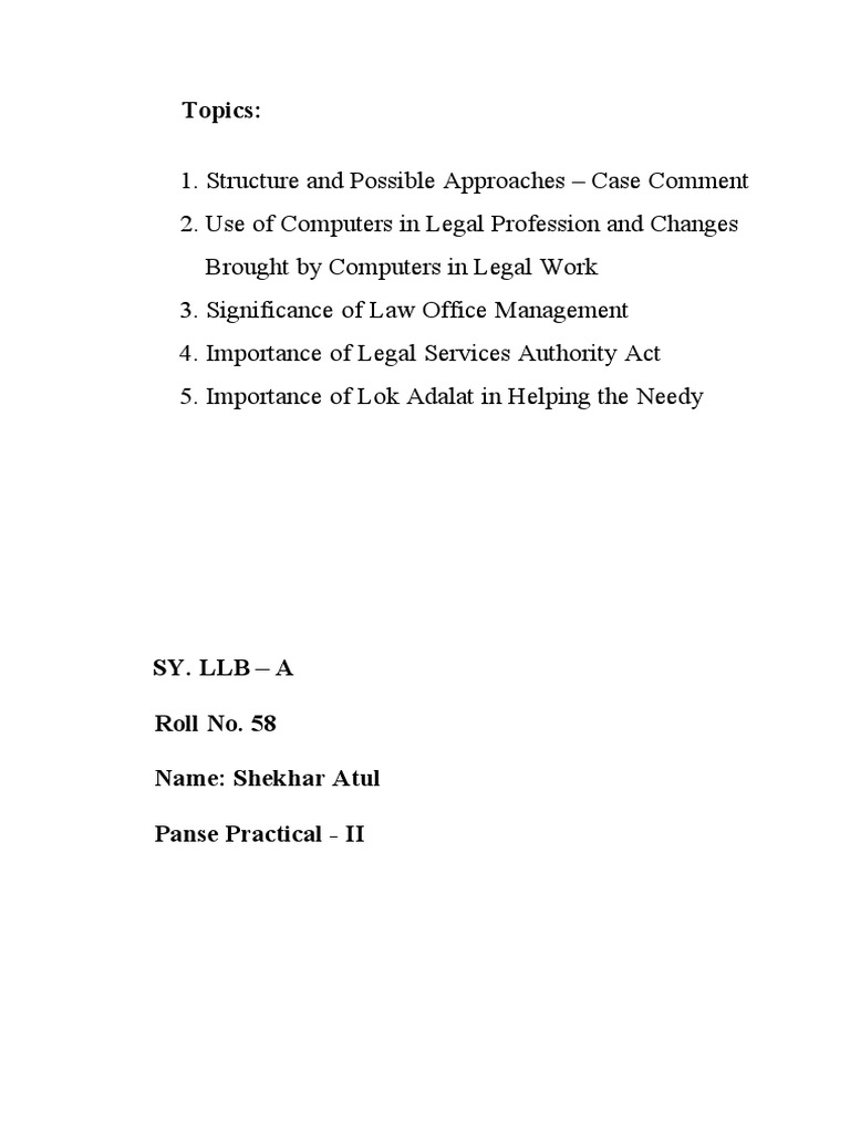 Writing Effective Case Comments | PDF | Thesis | Image Scanner